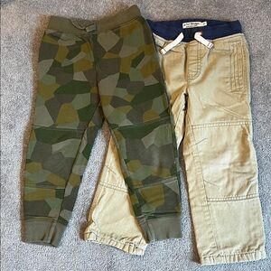 Mini Boden Tan Chinos/Jogger Lot